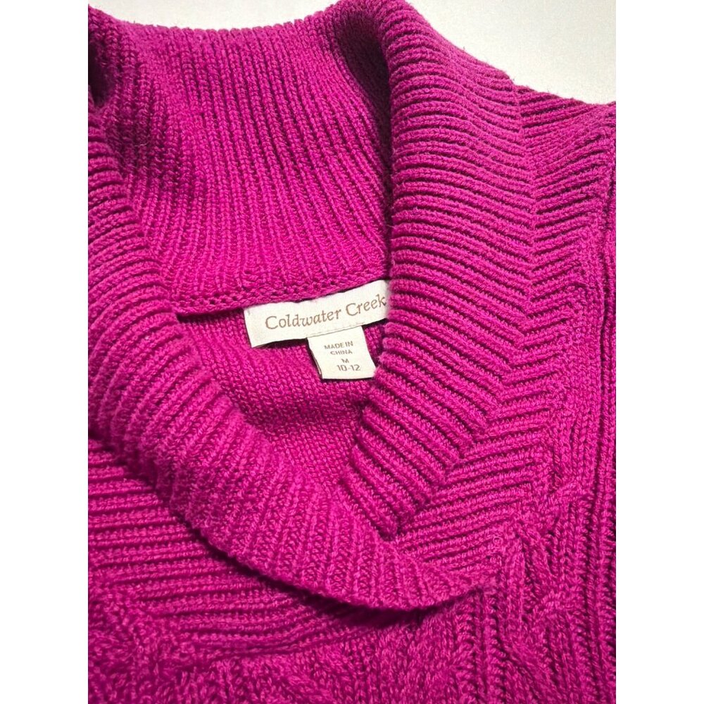 Coldwater Creek Cable Knit Sweater - Picture 3 of 6